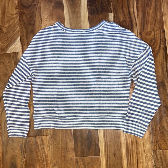 BCBG Maxazria French Terry Cold Shoulder Top - Picture 6 of 7